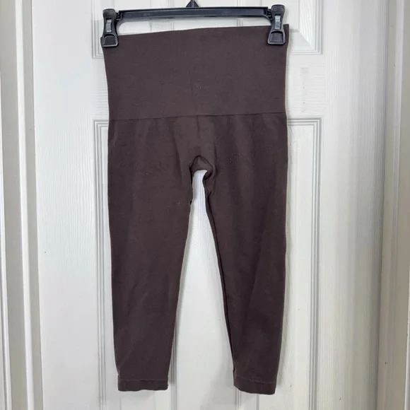 Legging Capri Marron Avec Boutons - Taille Unique, Occasion Très Bon état, Décontracté